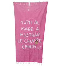 TELO MARE TUTTI AL MARE 90X180 CO/POCHETTE Tellini S.R.L. Velkoobchodní oblečení